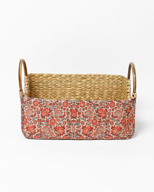 Seagrass Round Handle Basket | Cane Hamper Basket