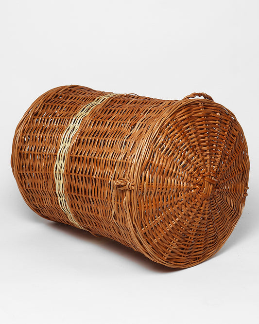 Wicker Laundry Basket With Lid