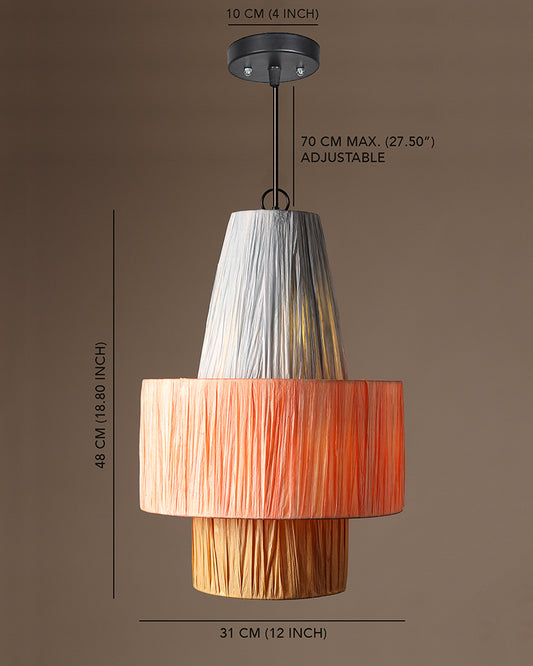 Raffia Pendant Lamp | Paper Lamp