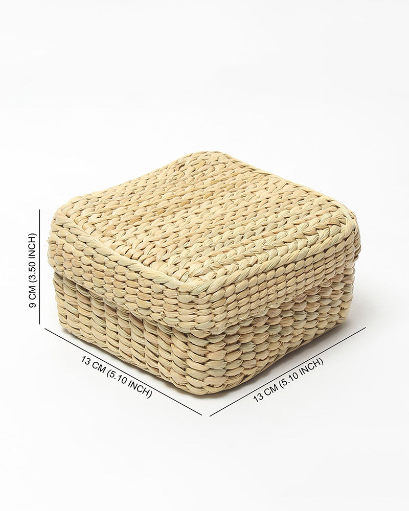 Seagrass Lid Box - Small