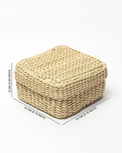 Seagrass Lid Box - Small