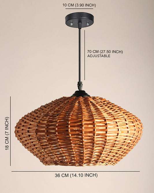 Wicker Lamp | Hanging Pendant Lamp