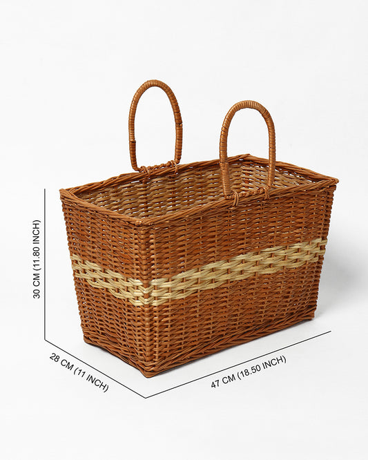 Wicker Shopping Basket