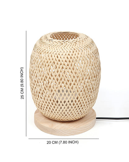 Bamboo Table Lamp | Cane Table Lamp