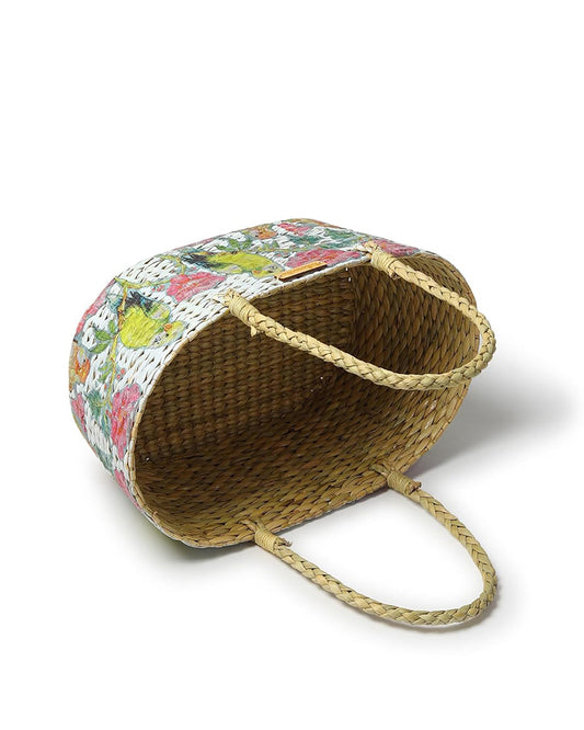 Seagrass Gift Hamper Basket | Seagrass Oval Fruit Basket | Gift Basket