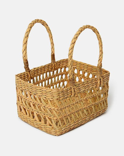 Seagrass Fruit Hamper Basket - Jali