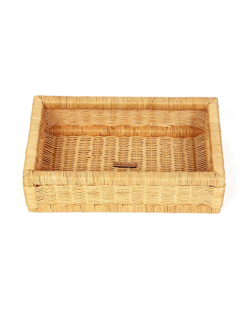 Cane Tray | Rattan Storage Basket