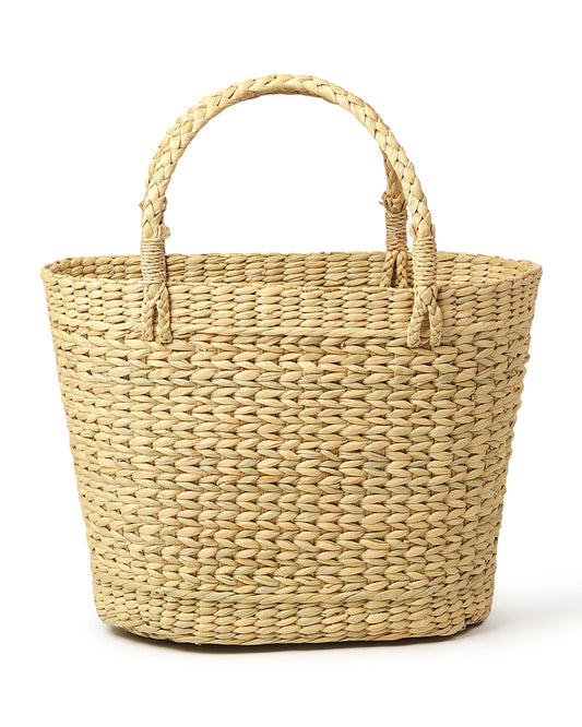 Seagrass Shopping Basket | Embroidery Basket