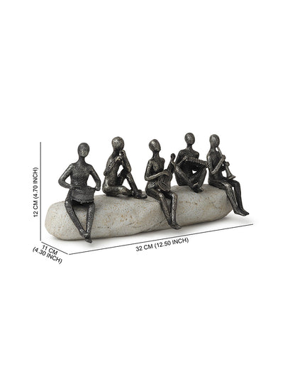 Showpiece For Home Decor Living Room | Wedding Gift For Couples | Musician Figurines