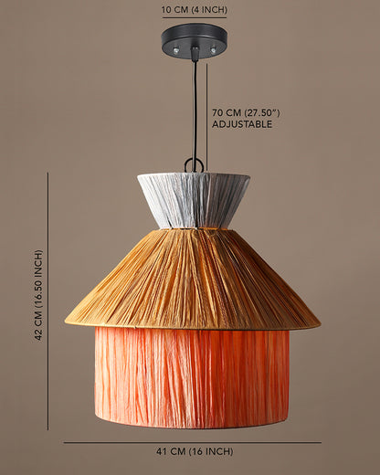 Raffia Pendant Lamp | Paper Lamp