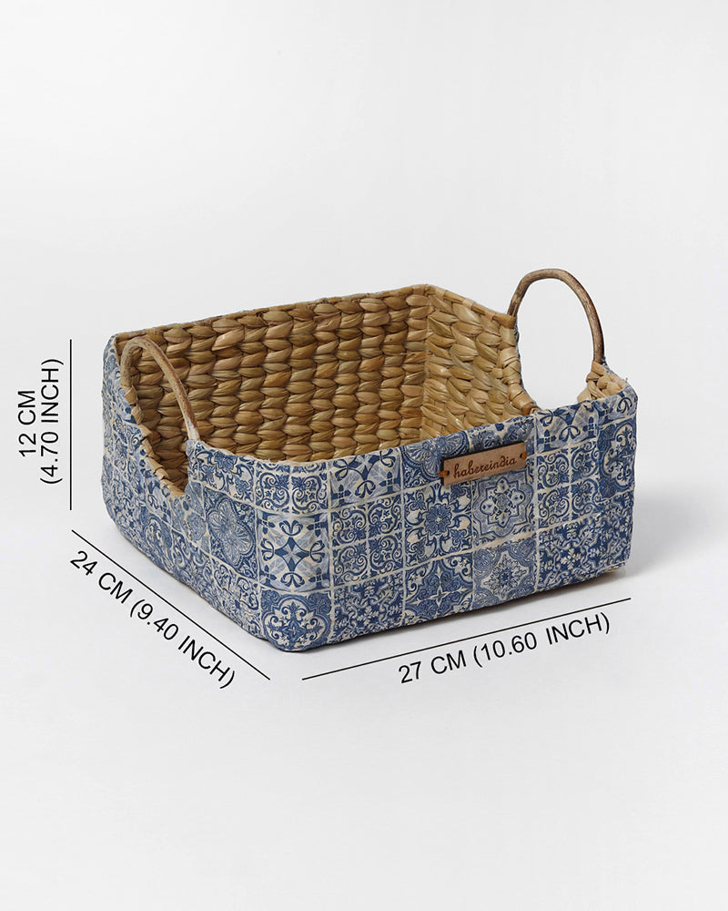 Seagrass Round Handle Basket | Cane Hamper Basket