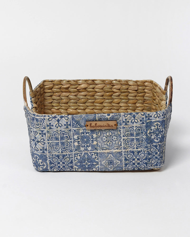 Seagrass Round Handle Basket | Cane Hamper Basket