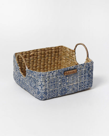 Seagrass Round Handle Basket | Cane Hamper Basket