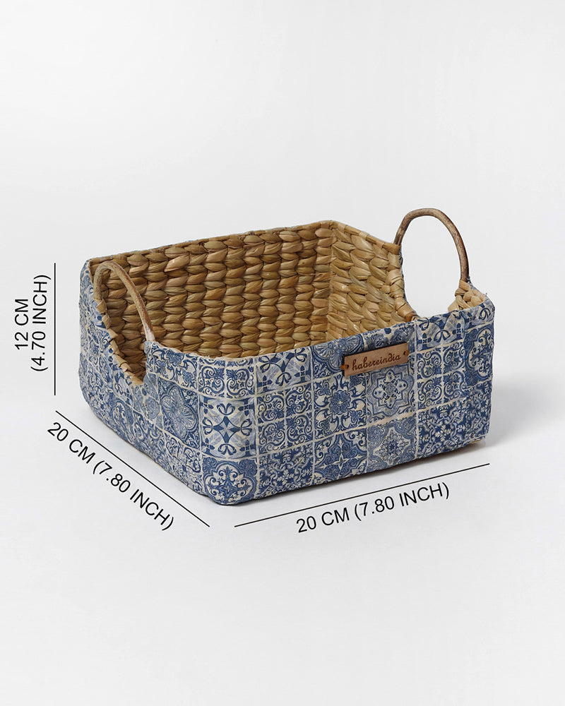 Seagrass Round Handle Basket | Cane Hamper Basket