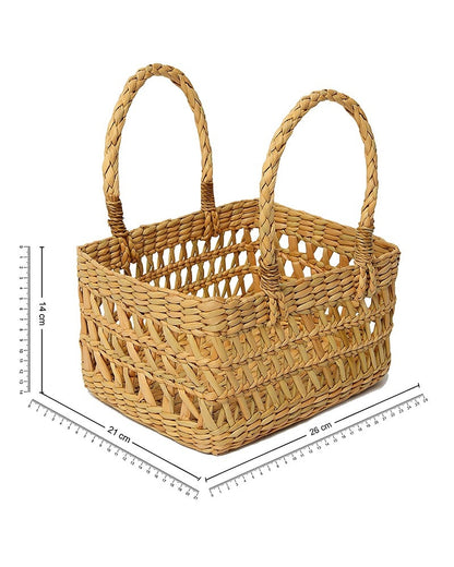 Seagrass Fruit Hamper Basket - Jali