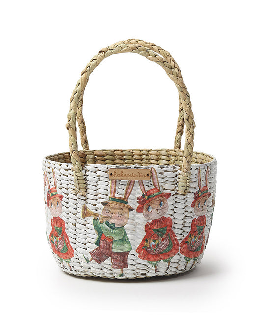 Seagrass Fruit Basket | Round Hamper Basket