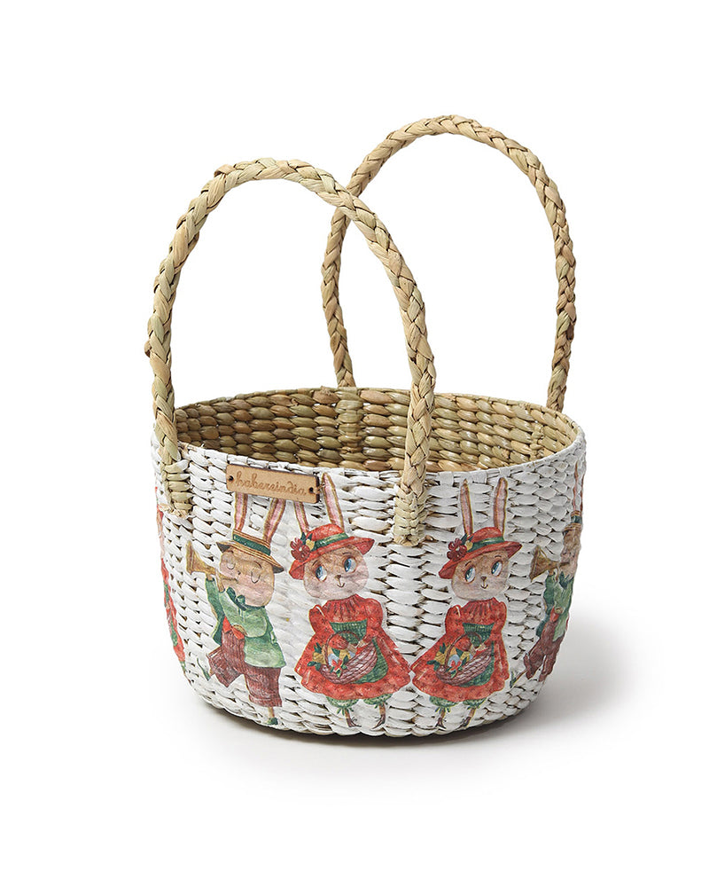 Seagrass Fruit Basket | Round Hamper Basket