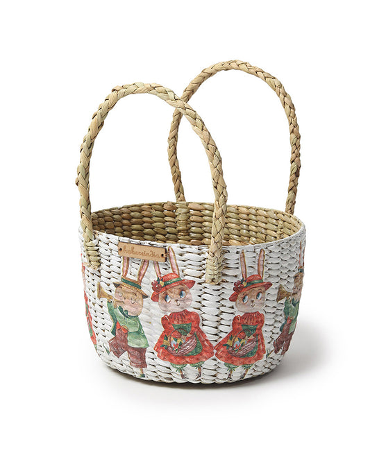 Seagrass Fruit Basket | Round Hamper Basket