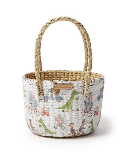 Seagrass Fruit Basket | Round Hamper Basket