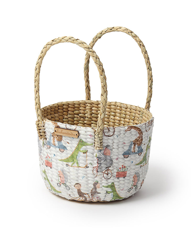 Seagrass Fruit Basket | Round Hamper Basket