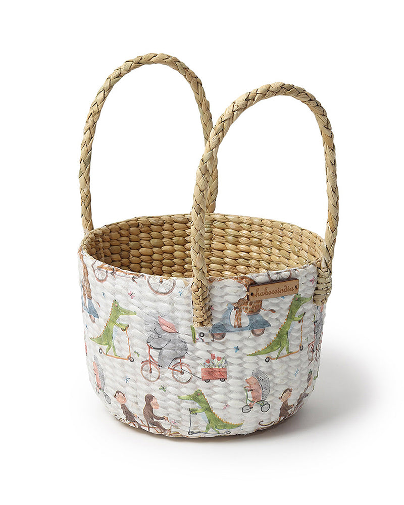 Seagrass Fruit Basket | Round Hamper Basket