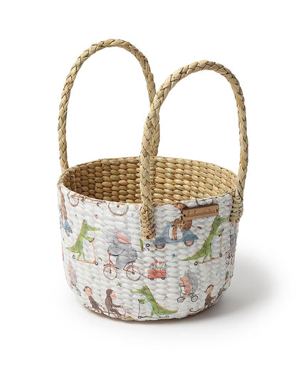 Seagrass Fruit Basket | Round Hamper Basket