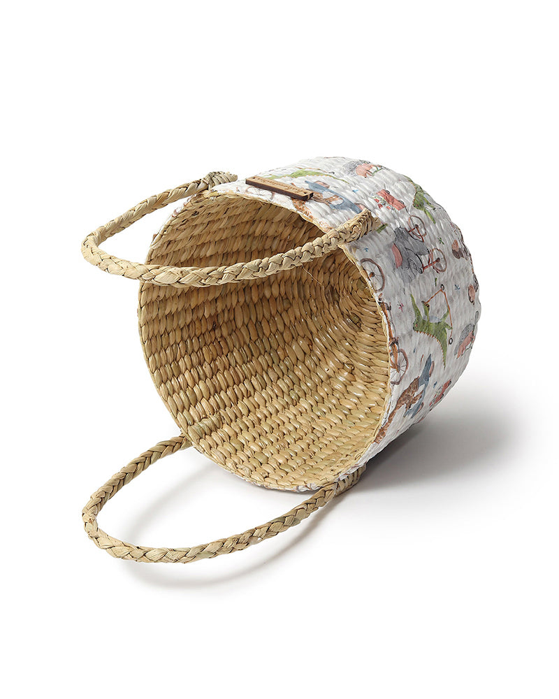 Seagrass Fruit Basket | Round Hamper Basket