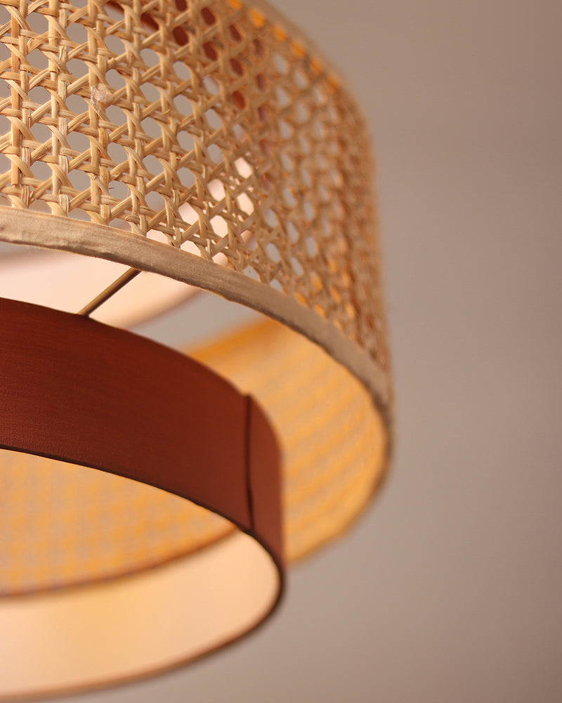 Cane Webbing Lamp | Modern Pendant Lamps