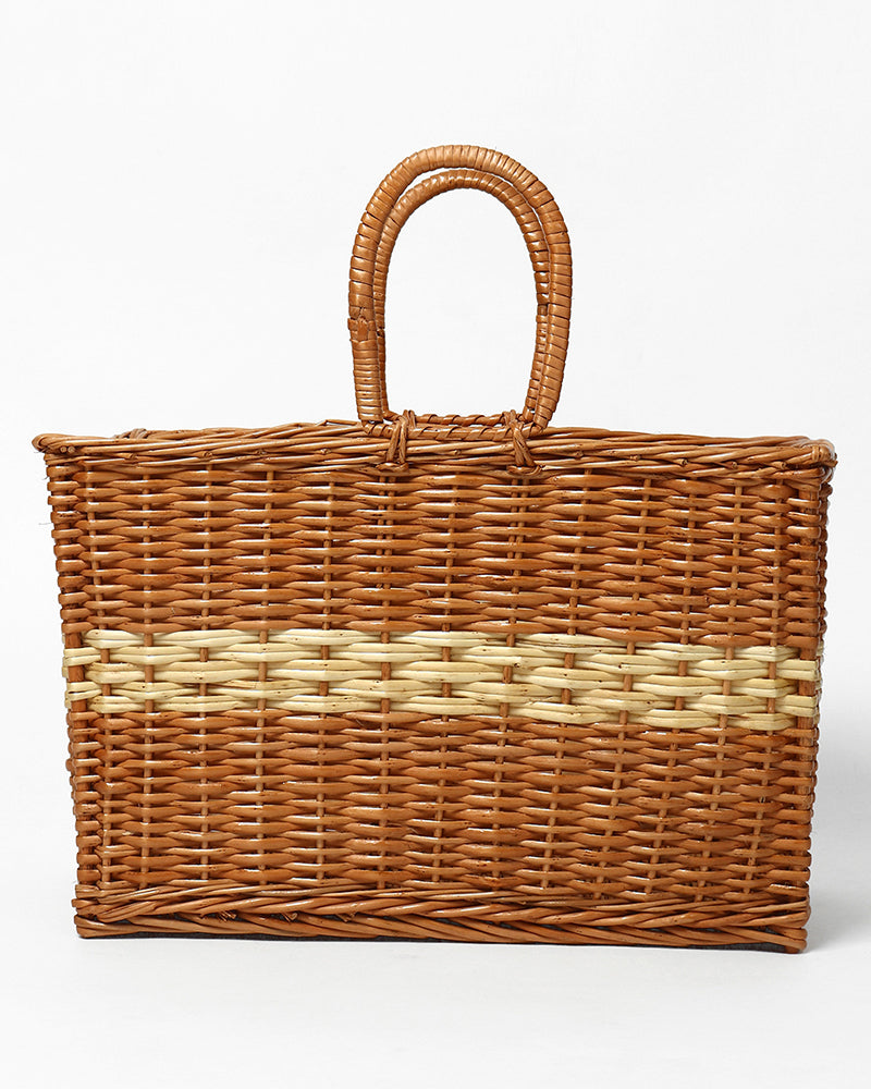 Wicker Shopping Basket