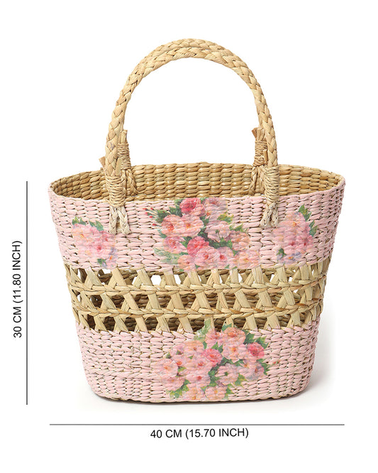 Seagrass Shopping Basket - Jali