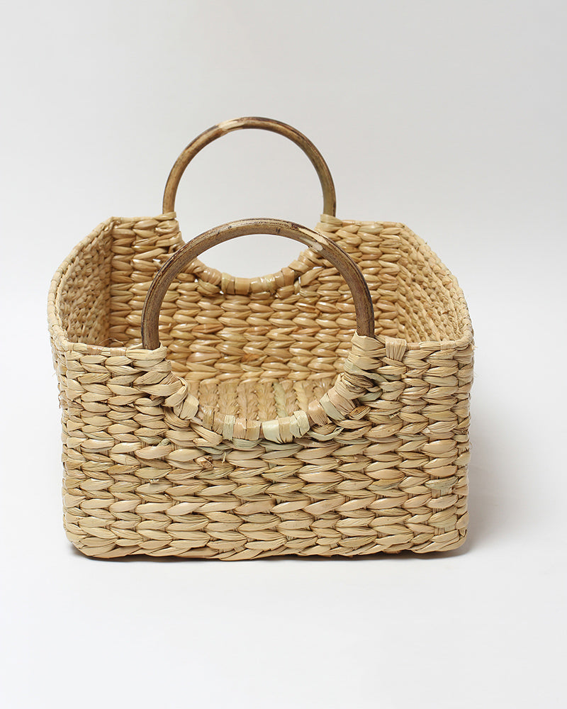 Cane Handle Fruit Hamper Basket