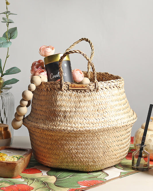 Seagrass Plant & Storage Baskets - Natural