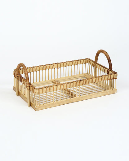 Bamboo Tray | Cane Gift Hamper Tray