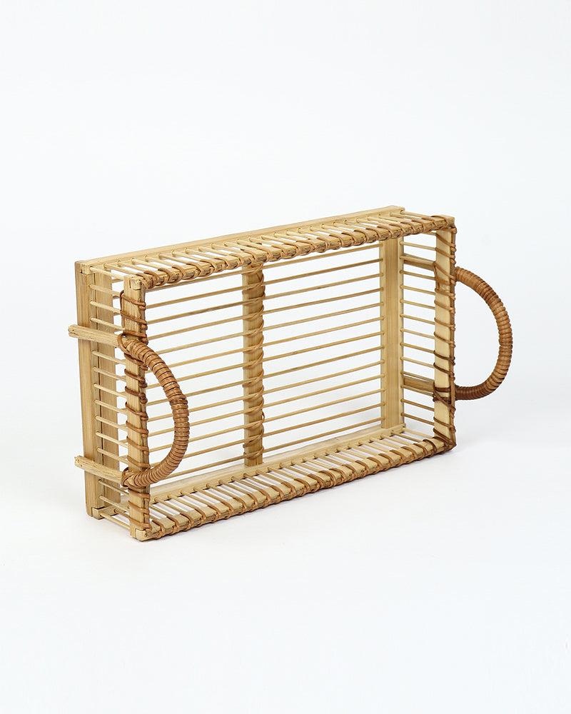 Bamboo Tray | Cane Gift Hamper Tray