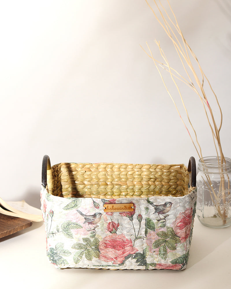 Seagrass Handle Basket | Cane Hamper Basket