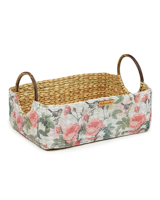 Seagrass Handle Basket | Cane Hamper Basket