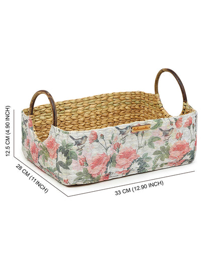 Seagrass Handle Basket | Cane Hamper Basket