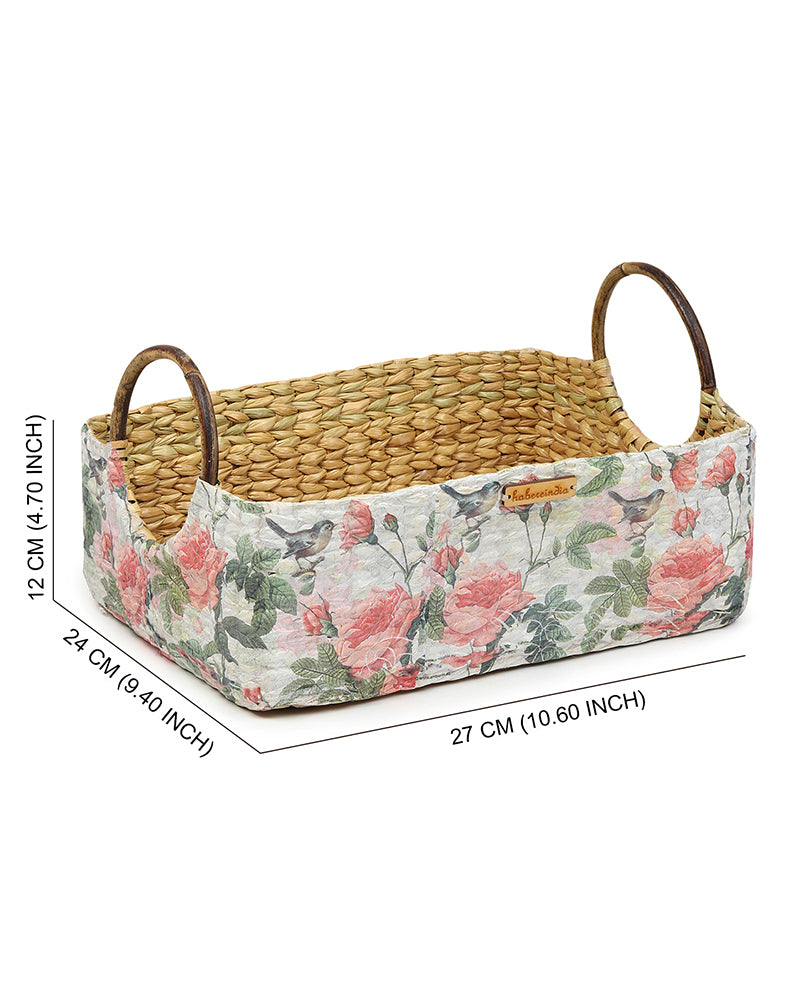 Seagrass Handle Basket | Cane Hamper Basket