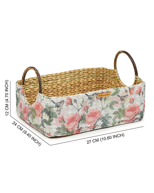 Seagrass Handle Basket | Cane Hamper Basket