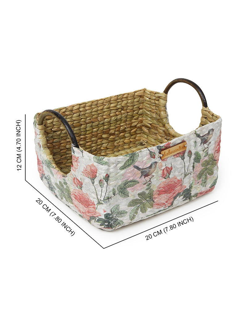 Seagrass Handle Basket | Cane Hamper Basket