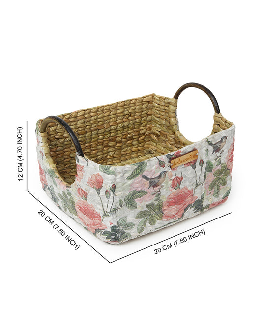 Seagrass Handle Basket | Cane Hamper Basket