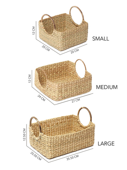 Cane Handle Fruit Hamper Basket