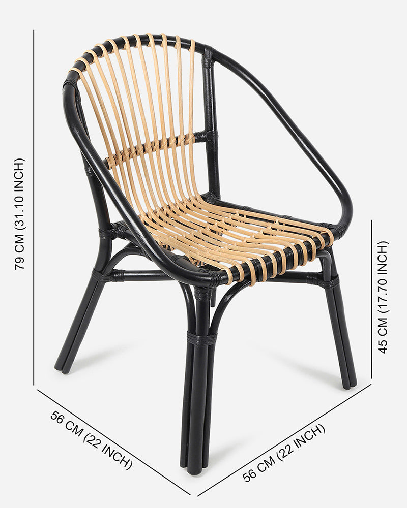 Ambiente Bamboo Chair | Rattan Chair | Cane Furniture