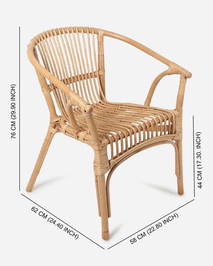 Bira Bamboo Chair | Cane Chair | Chair for living room