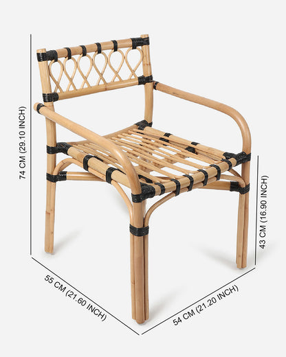 Nimpuna Bamboo Chair | Rattan Chair | Modern Chair for Living Room