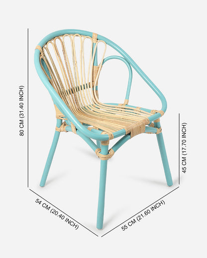 Papa Bamboo Chair | Rattan Chair | Cane Arm Chair