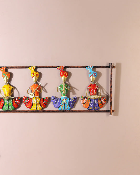 Rajasthani Figures Wall Decor | Rajasthani Folk Figurines | Gifting Wall Art