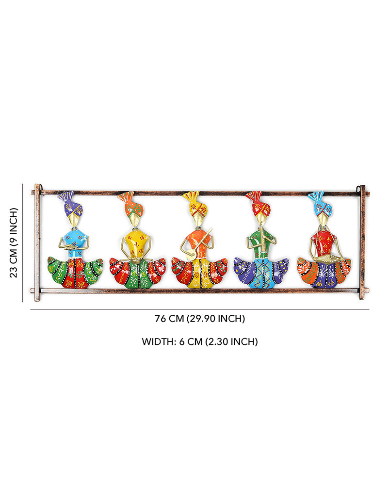 Rajasthani Figures Wall Decor | Rajasthani Folk Figurines | Gifting Wall Art