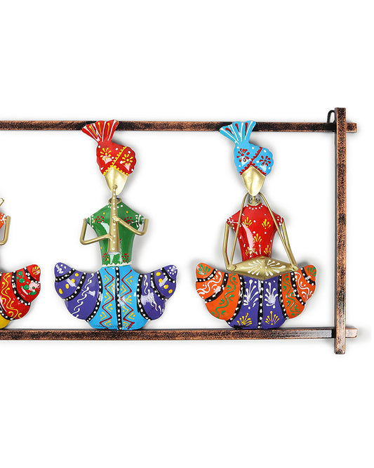 Rajasthani Figures Wall Decor | Rajasthani Folk Figurines | Gifting Wall Art