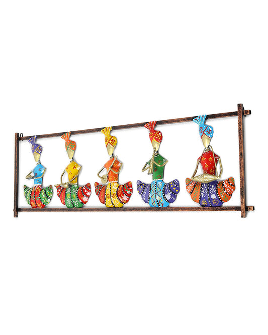 Rajasthani Figures Wall Decor | Rajasthani Folk Figurines | Gifting Wall Art